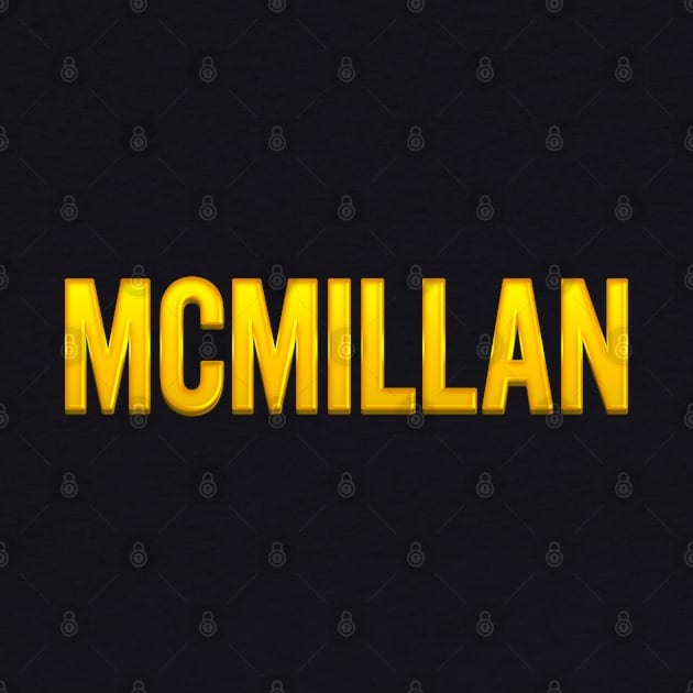 McMillan Family Name by xesed